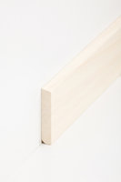 SÜDBROCK Holz Sockelleiste Abachi 10 x 58 mm, abgeschrägt, roh, Längen á  240 cm