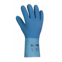 Naturlatex-Handschuhe blau ca. 30cm lang. Gr. 10