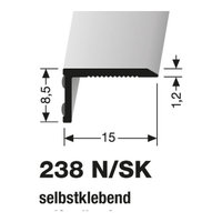 Küberit Winkelprofil 238 N/SK 8.5 x 15 mm, selbstklebend, 270 cm