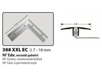 Küberit 388 XXL EC PPS®-Champion 90° Ecke, Übergangsprofil für Bodenbeläge von 7 - 18 mm